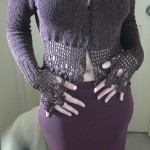 gothic knitting sweater