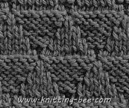 knitting stitch pyramid