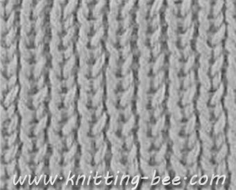 Free rib stitch knitting pattern