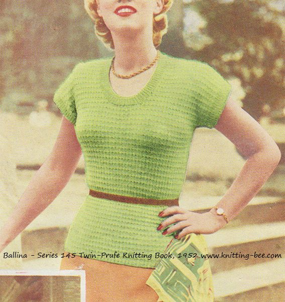 Ballina – Vintage Sweater Pattern 1952