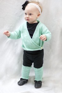 Baby Ballet Wrap and Legwarmers