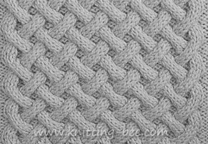 Basket Weave Aran Stitch