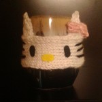 hello kitty cup warmer knitting pattern