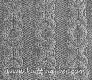 Free Kisses and Hugs Stitch knitting pattern.