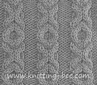 Free Kisses and Hugs Stitch knitting pattern.