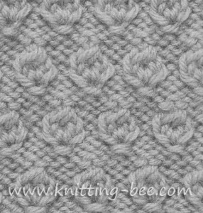 Hazelnut Stitch Knitting Pattern