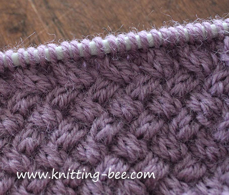 Diagonal Rib Stitch Pattern - Learn How to Knit with Easy Knitting