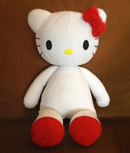 Hello Kitty Knitted Plush Toy