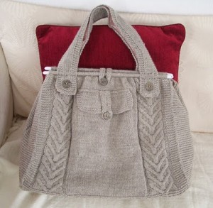 Cable Tote Knit