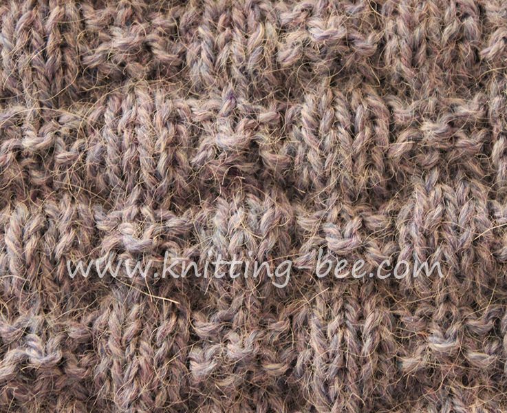 Knotted Ribbons Knitting Stitch