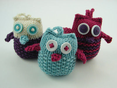 knitted owl pattern