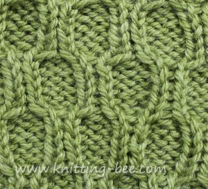 Honeycomb Trellis Cable Stitch