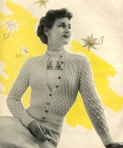 Midsummer White Vintage Knitting Pattern