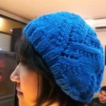 free lace hat knitting pattern