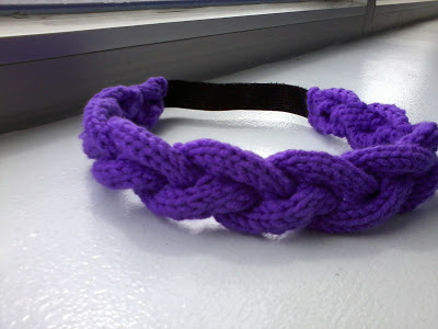 braided headband knitting pattern