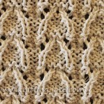Vaulted Arched Lace Knitting Stitch