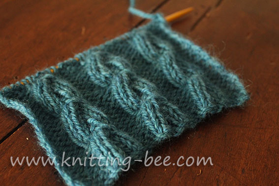 free Chain Cable Knitting Stitch