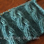 Chain Cable Knitting Stitch