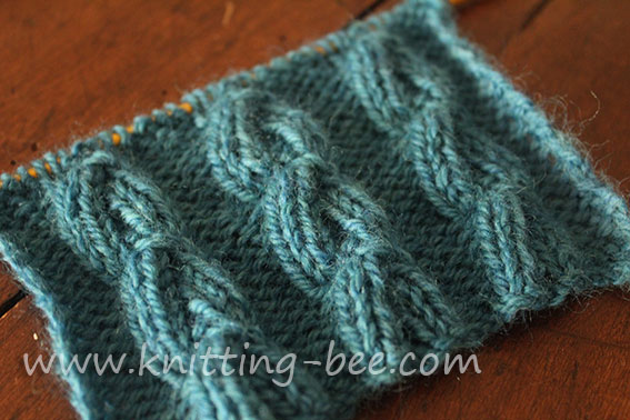 Chain Cable Knitting Stitch