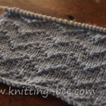 Free Chevron Zig Zag Lines Knitting Stitch pattern.