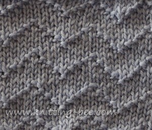 Knitting stitches РІР‚вЂњ Lace Chevron Pattern | Time to Craft