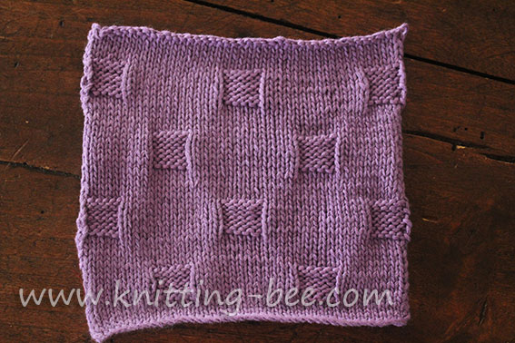 cobblestones stitch and dishcloth pattern