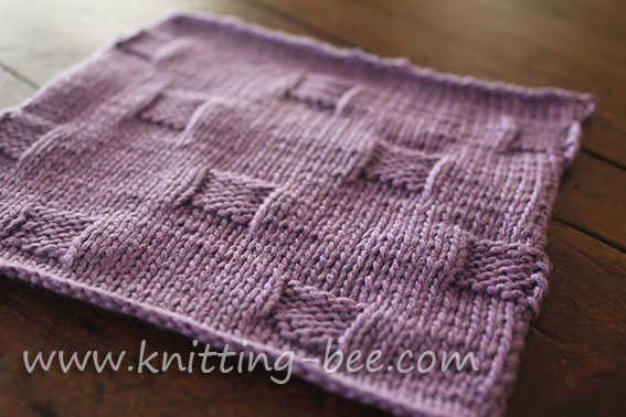 cobblestones stitch and dishcloth pattern