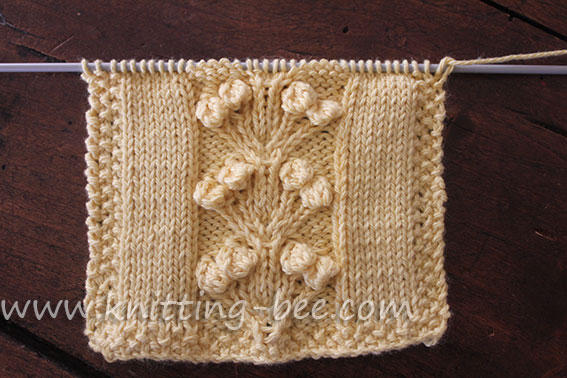 Free Nosegay Stitch Knitting Pattern