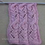 Cabled Lace Knit Stitch Pattern