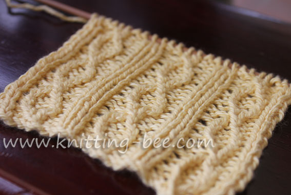 Figure 8 Rib Knit Stitch Pattern