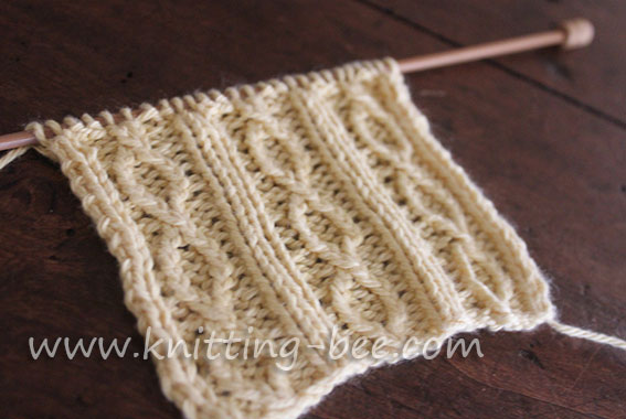 Figure 8 Rib Knit Stitch Pattern