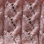 Free Lacy Plait Knitting Stitch