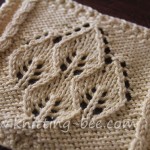 Four Leaf Lace Panel knitting pattern