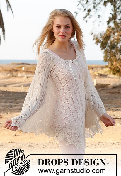Honeymoon – Poncho with Lace Pattern
