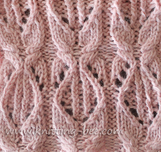 A Cable Lace Knitting Stitch