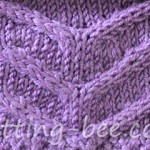 Mini Claw and Wide Cable Knitting Pattern