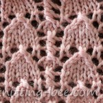 Snowdrop Lace Stitch Knitting Pattern