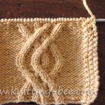 Double Super Imposed Cable Knitting Pattern