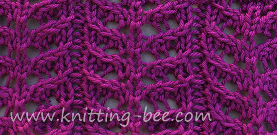 Free Branch Lace Knitting Stitch Pattern