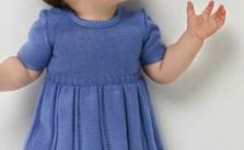 Cute Baby Knitted Dress 0 -12 Months