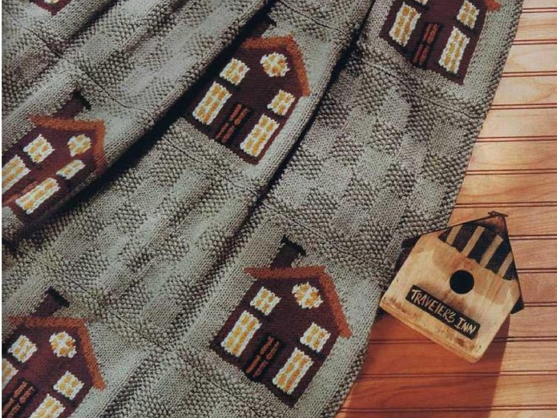 House Afghan Pattern for Kids