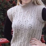 Sleeveless Lace Sweater Knit