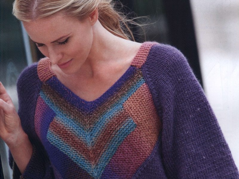 Modern Shaded Diamonds Sweater