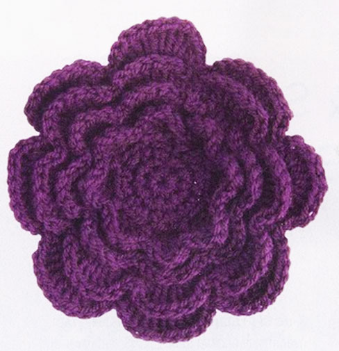 Irish Rose Crochet Flower