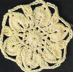 Circular Flower Crochet