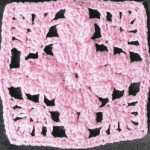 Crochet Square with Star Inside