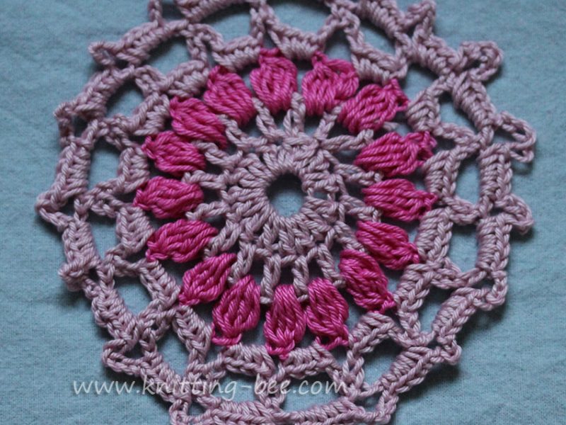 Pretty Circle Crochet Motif Tutorial