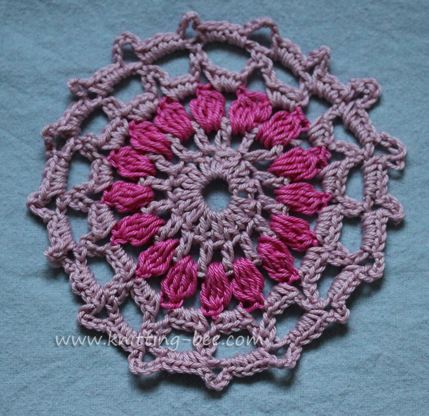 Pretty Circle Crochet Motif Tutorial