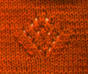 Lace Flower Knitting Motif