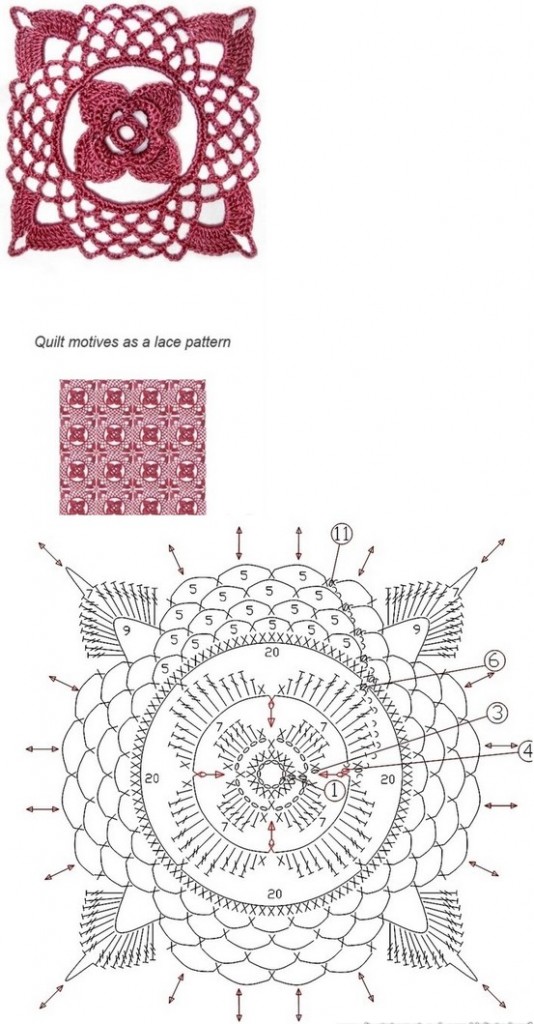 quilt lace motif